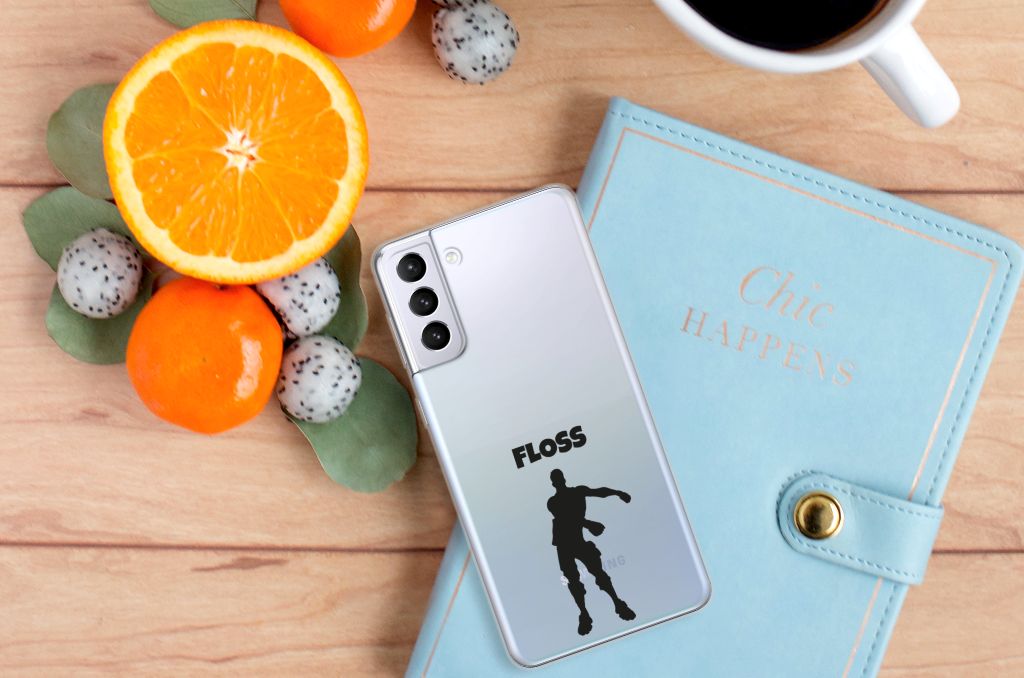 Samsung Galaxy S21 Plus Telefoonhoesje met Naam Floss B2C Telecom