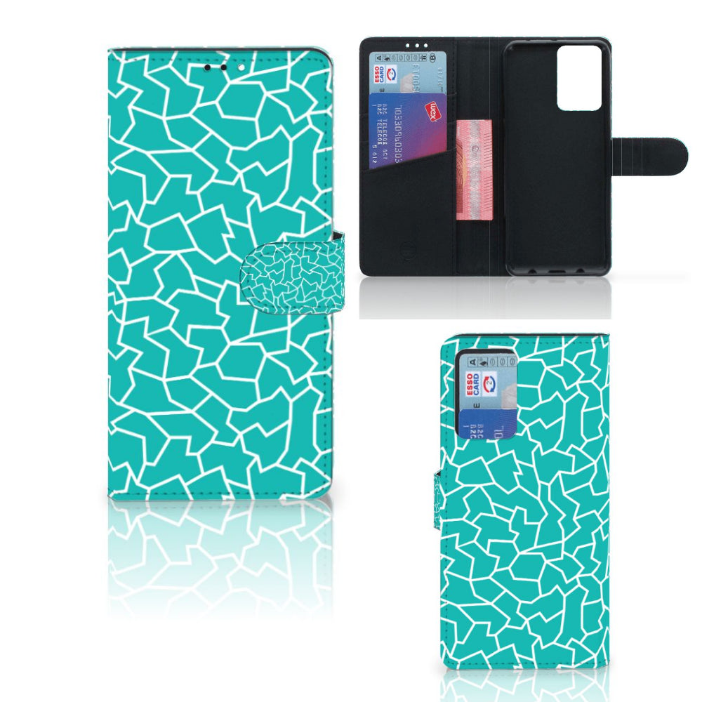 Xiaomi Redmi Note 10 Pro Hoesje Cracks Blue