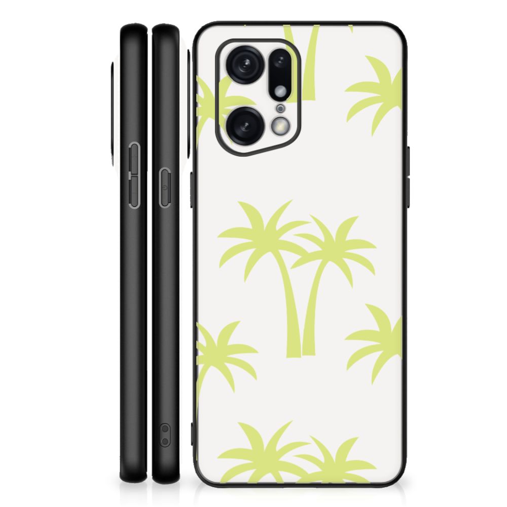 OPPO Find X5 Pro Bloemen Hoesje Palmtrees