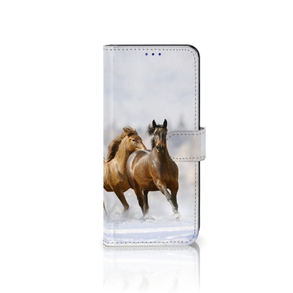 OPPO Find X5 Telefoonhoesje met Pasjes Paarden