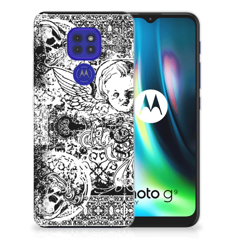 Silicone Back Case Motorola Moto G9 Play | E7 Plus Skulls Angel B2C Telecom