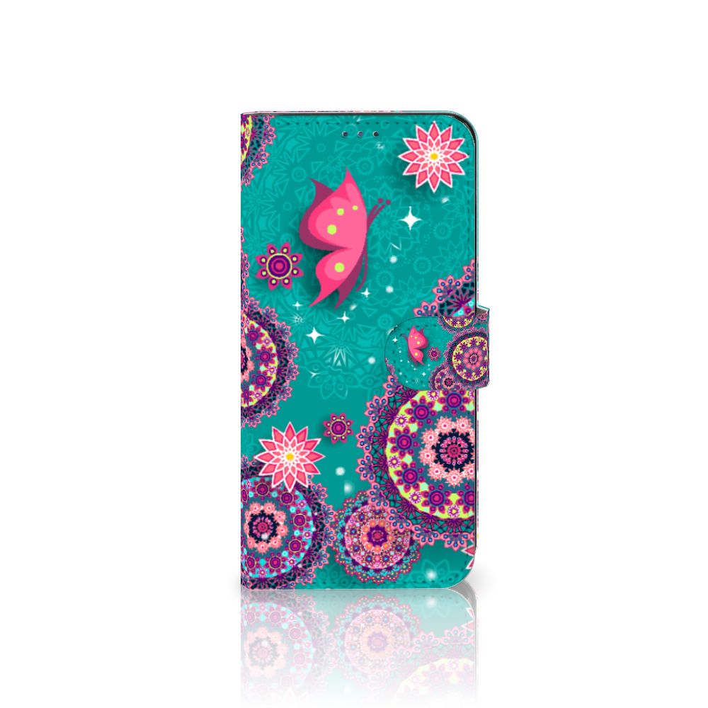 Motorola Moto G22 Hoesje Cirkels en Vlinders