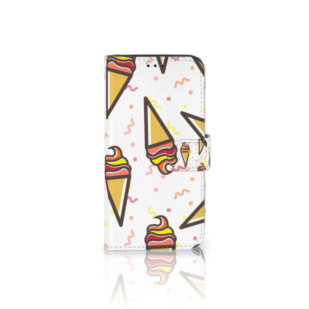 iPhone 13 Pro Book Cover Icecream met vrolijke ijsjesprint 🍦 en een zomerse uitstraling.