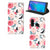 Huawei P30 Lite New Edition Smart Cover Butterfly Roses