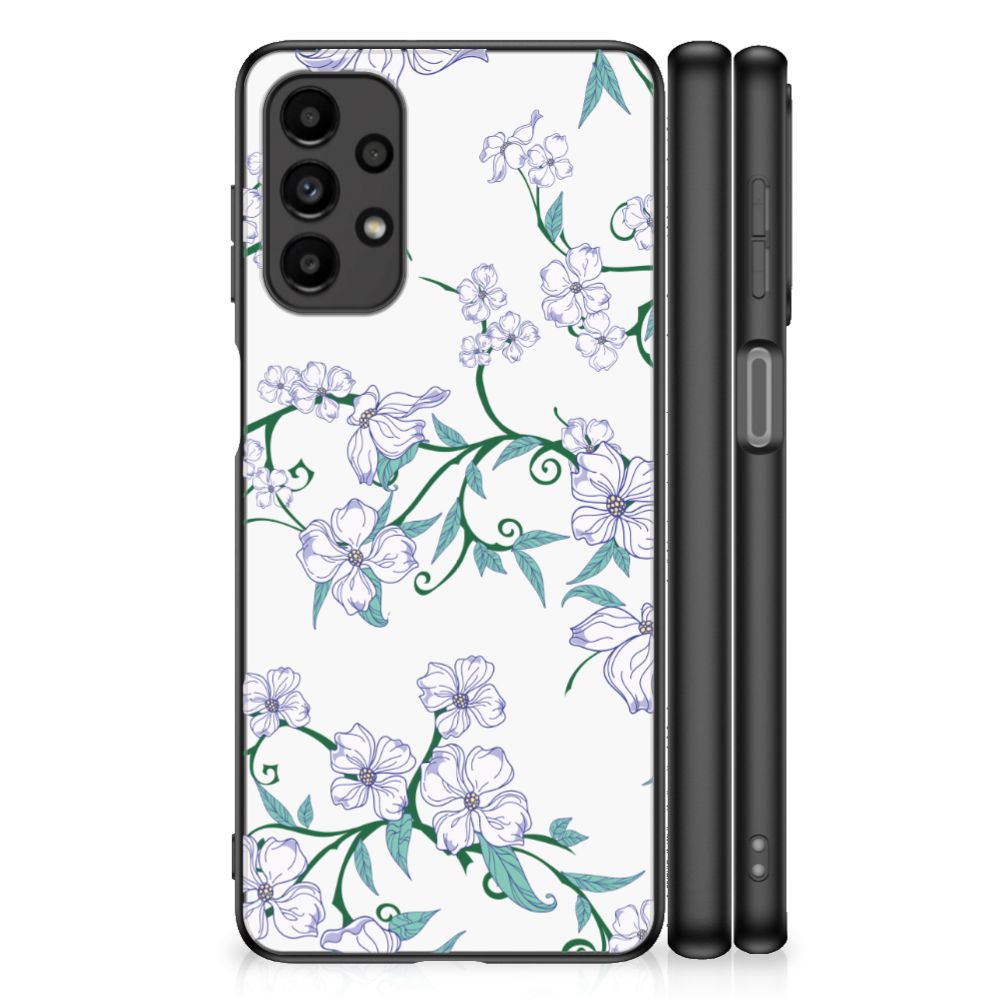 Samsung Galaxy A13 4G Uniek Bloemen Hoesje Blossom White B2C Telecom