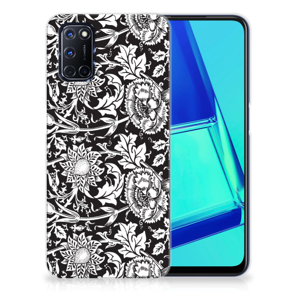 OPPO A52 | A72 TPU Case Black Flowers
