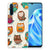 OPPO A91 TPU Hoesje Vrolijke Uilen B2C Telecom
