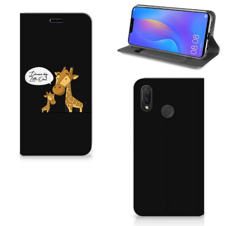 Huawei P Smart Plus Magnet Case Giraffe