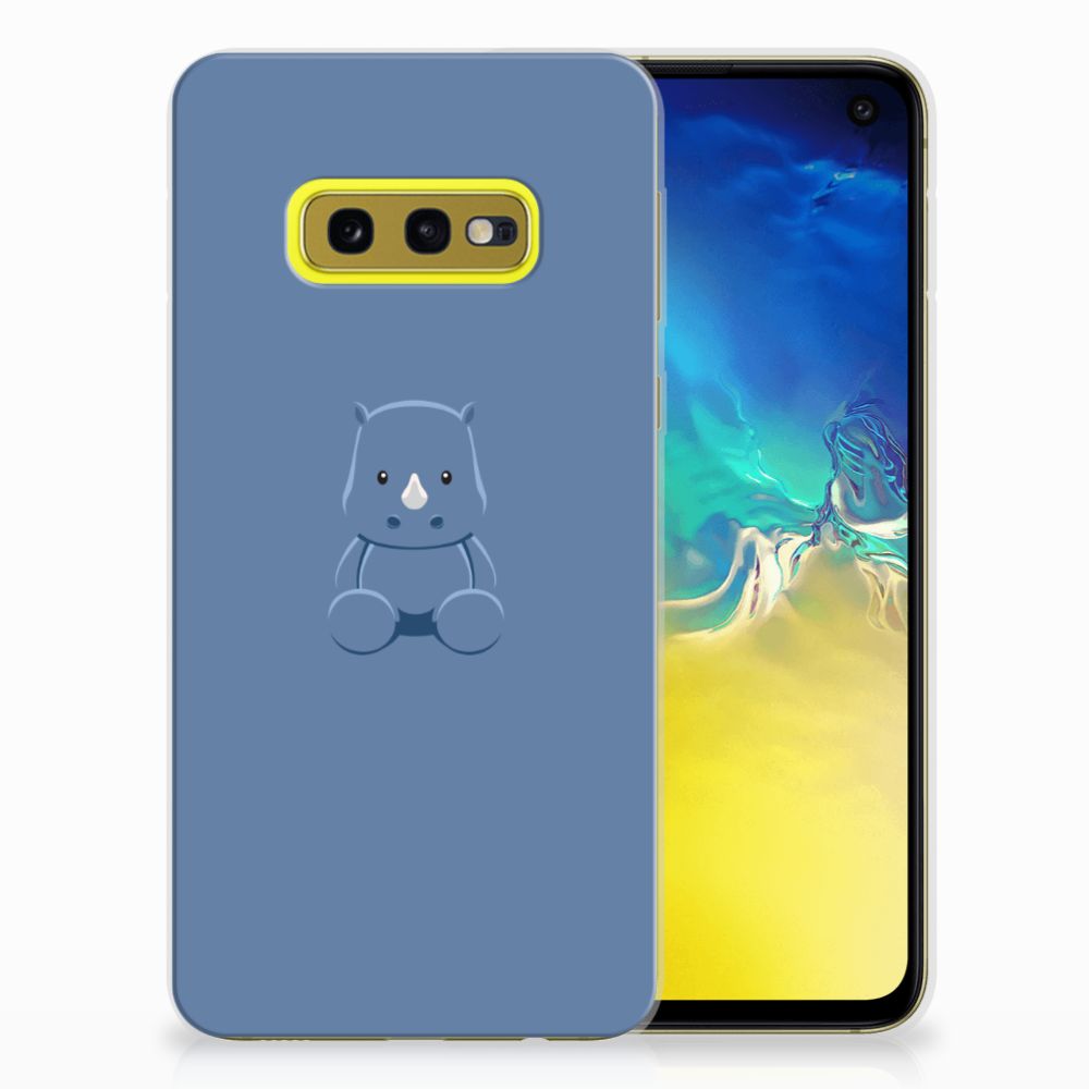 Samsung Galaxy S10e Telefoonhoesje met Naam Baby Rhino