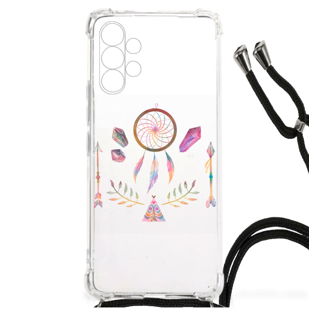Samsung Galaxy A13 4G Stevig Bumper Hoesje Boho Dreamcatcher B2C Telecom
