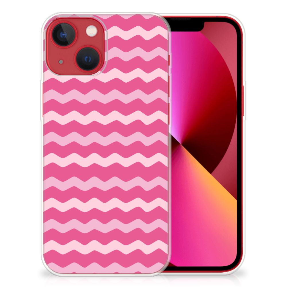 Apple iPhone 13 TPU bumper Waves Pink B2C Telecom