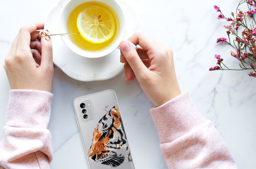 Hoesje maken Nokia G60 Watercolor Tiger