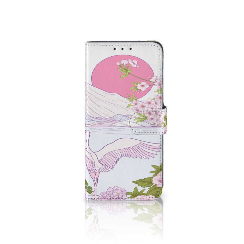 Alcatel 1S 2020 Telefoonhoesje met Pasjes Bird Standing