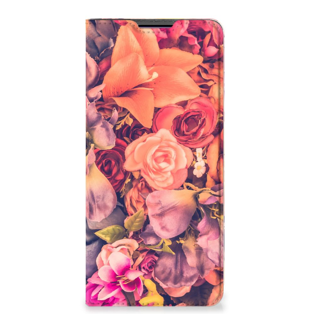 Motorola Edge 30 Pro Smart Cover Bosje Bloemen - B2C Telecom