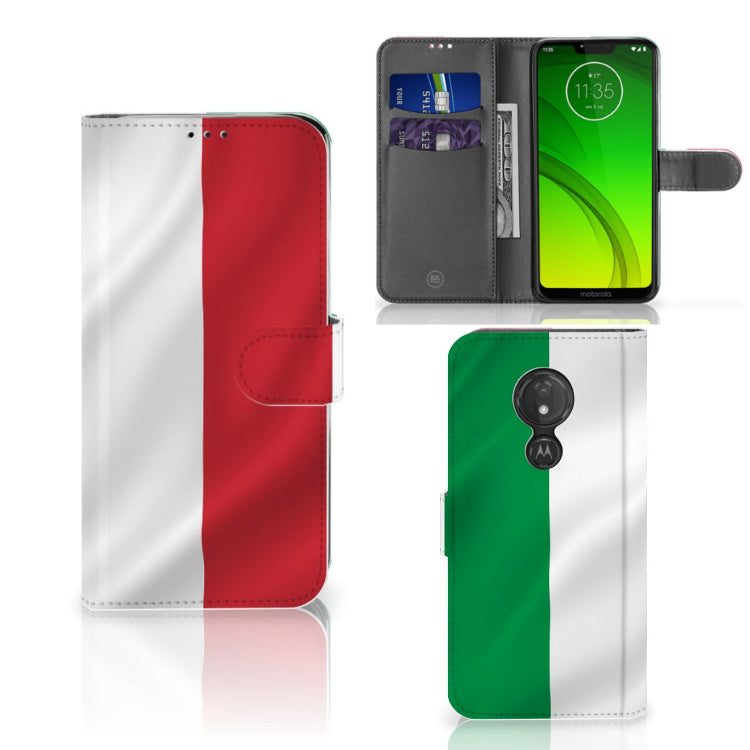 Motorola Moto G7 Power Bookstyle Case Italië