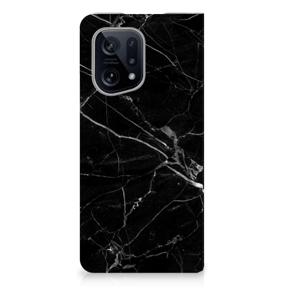 OPPO Find X5 Standcase Marmer Zwart - Origineel Cadeau Vader - B2C Telecom