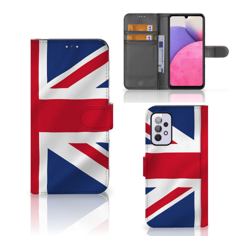 Samsung Galaxy A33 5G Bookstyle Case Groot-Brittannië