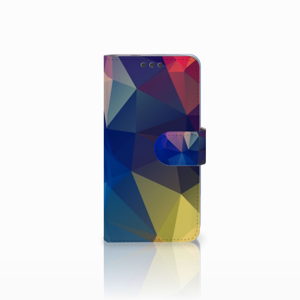 Microsoft Lumia 650 Book Case Polygon Dark