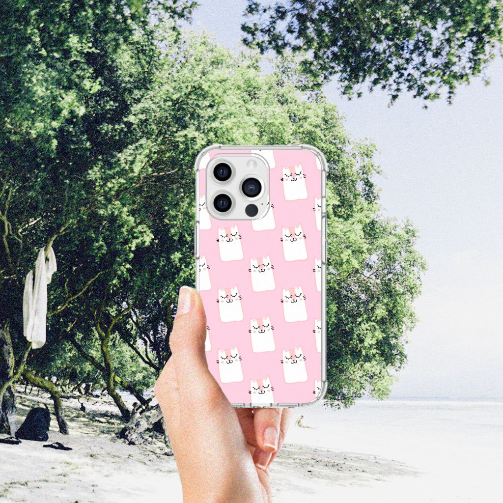 iPhone 13 Pro Max Case Anti-shock Sleeping Cats - B2C Telecom