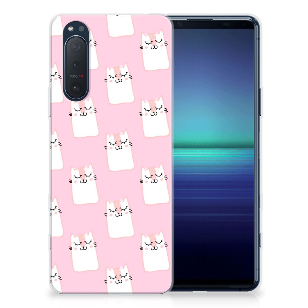 Sony Xperia 5II TPU Hoesje Sleeping Cats