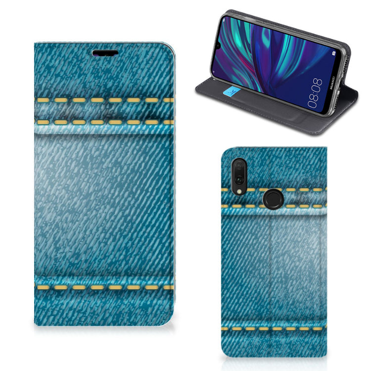 Huawei Y7 hoesje Y7 Pro (2019) Hippe Standcase Jeans