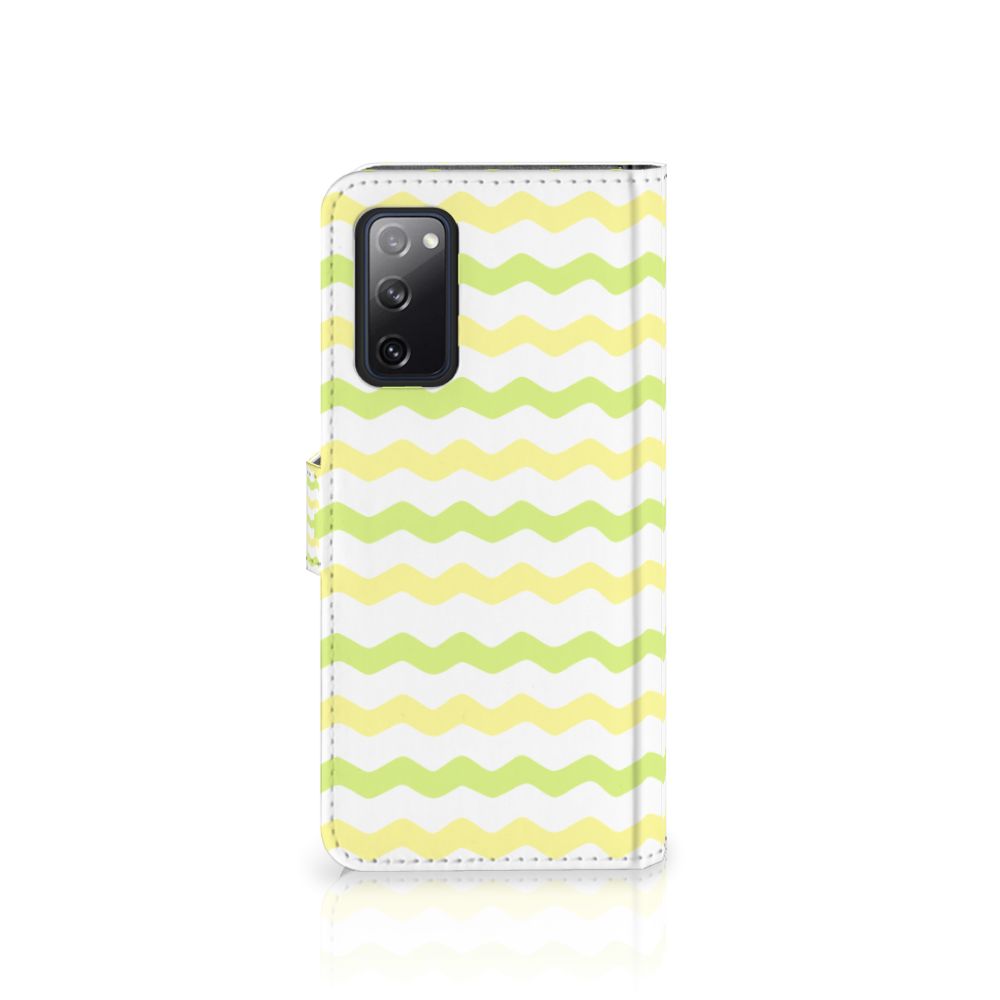 Samsung Galaxy S20 FE Telefoon Hoesje Waves Yellow