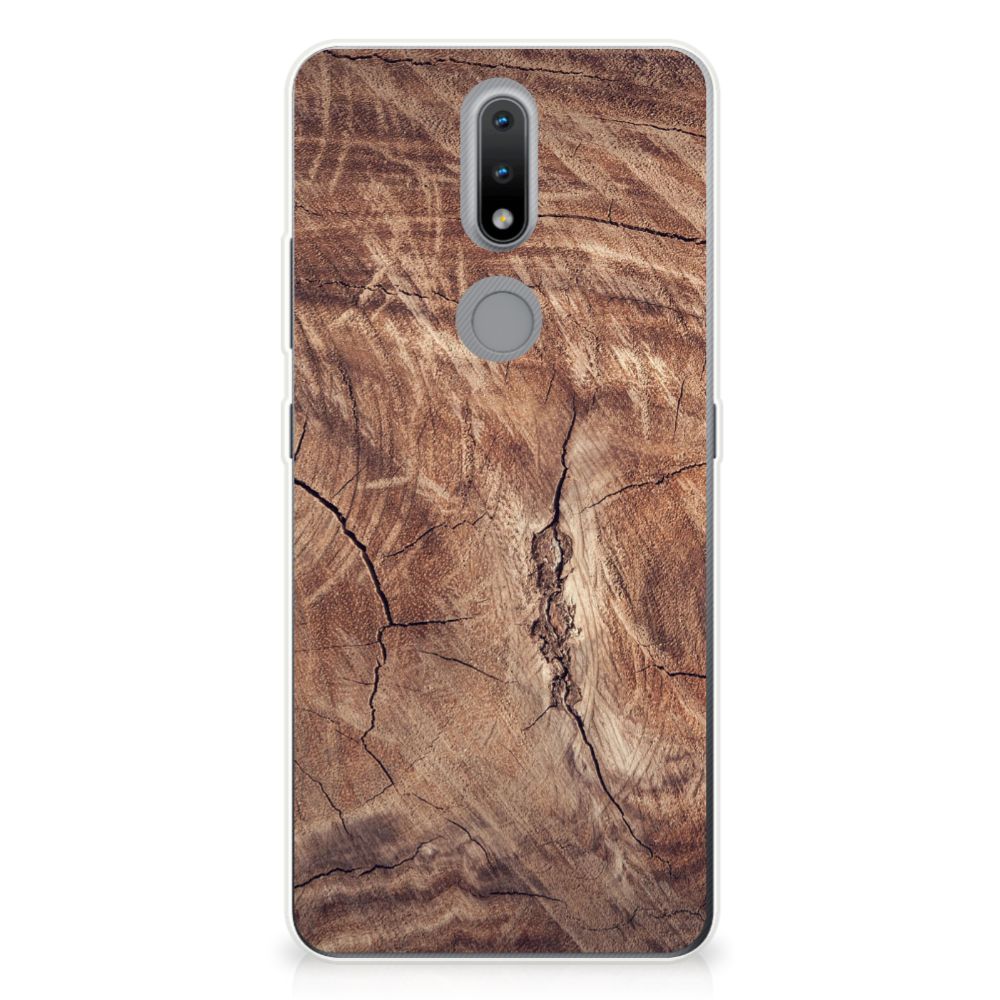 Nokia 2.4 Bumper Hoesje Tree Trunk