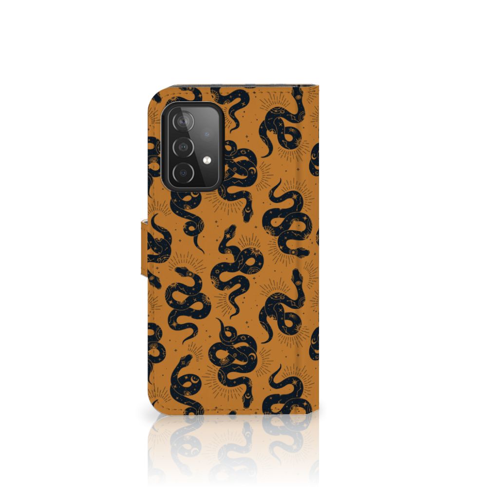 Telefoonhoesje met Pasjes voor Samsung Galaxy A52 Snakes