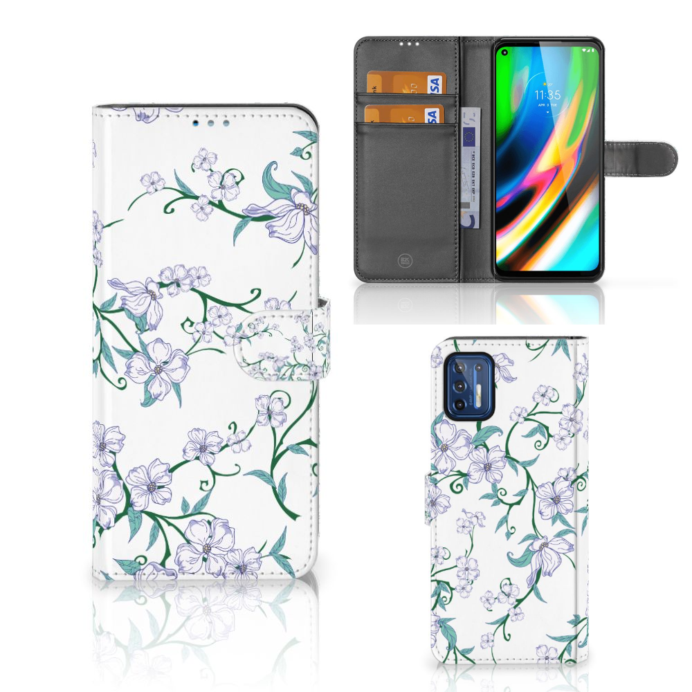 Motorola Moto G9 Plus Uniek Hoesje Blossom White