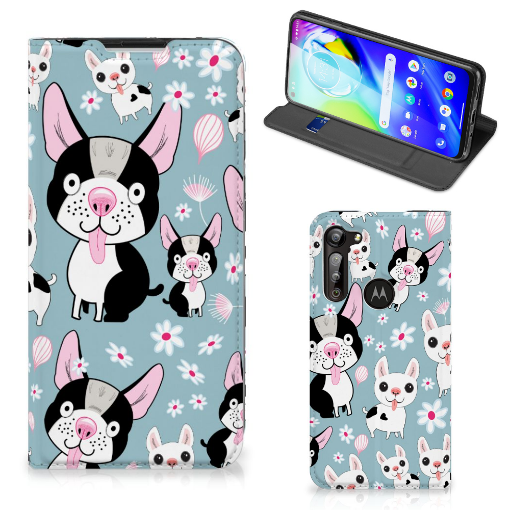 Motorola Moto G8 Power Hoesje maken Hondjes - B2C Telecom