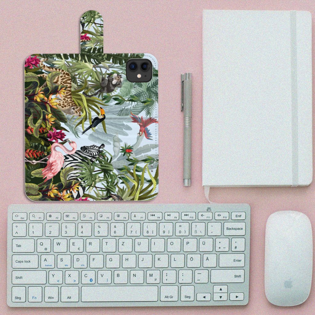 Telefoonhoesje met Pasjes voor Apple iPhone 11 Jungle