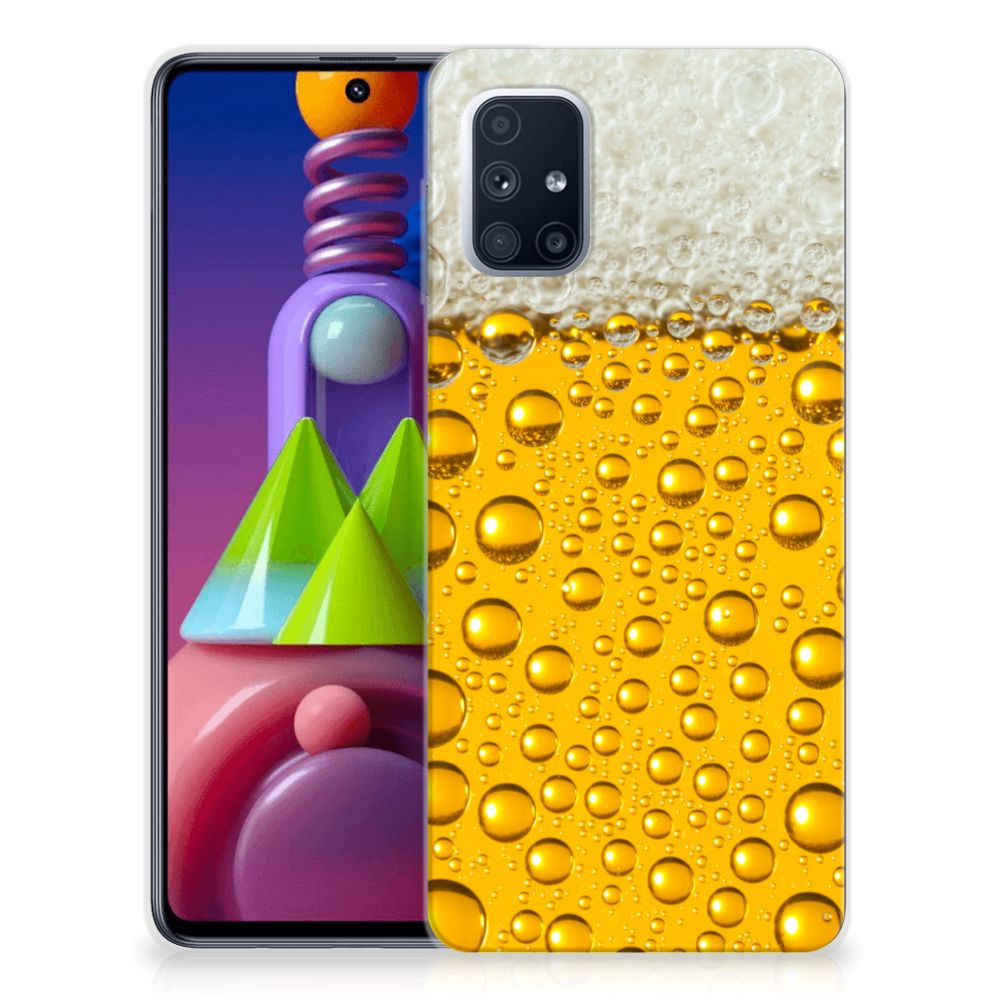 Samsung Galaxy M51 Siliconen Case Bier