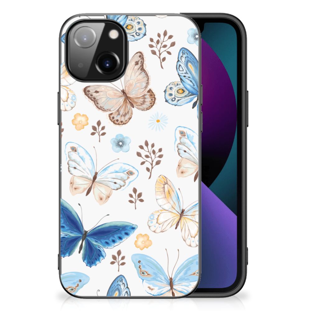 Dierenprint Telefoonhoesje voor Apple iPhone 13 Vlinder B2C Telecom