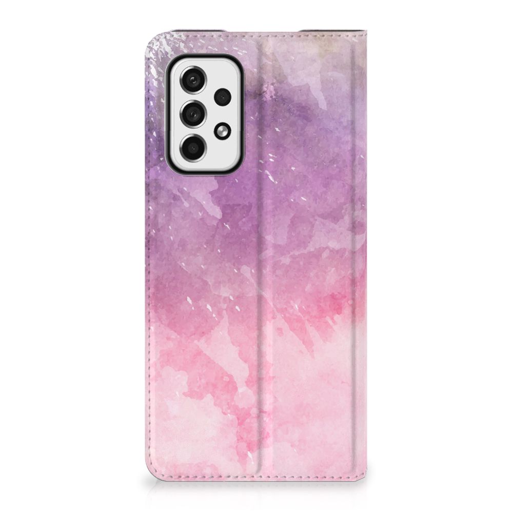 Bookcase Samsung Galaxy A73 Pink Purple Paint - B2C Telecom