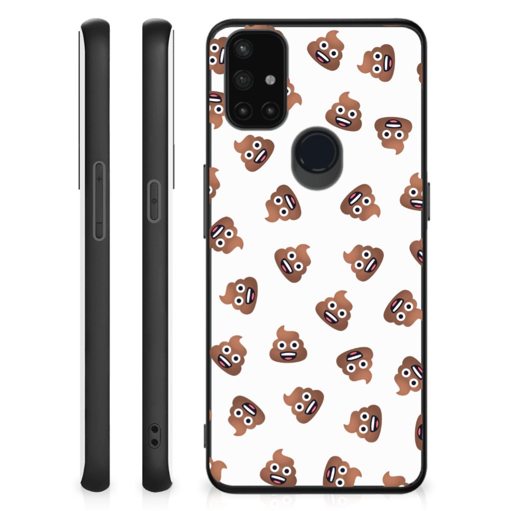 Back Case voor OnePlus Nord N10 5G Poep Emojis B2C Telecom
