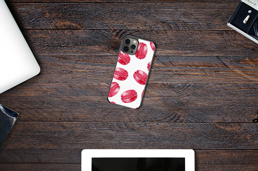 iPhone 12 Pro Max Silicone Case Pink Macarons B2C Telecom