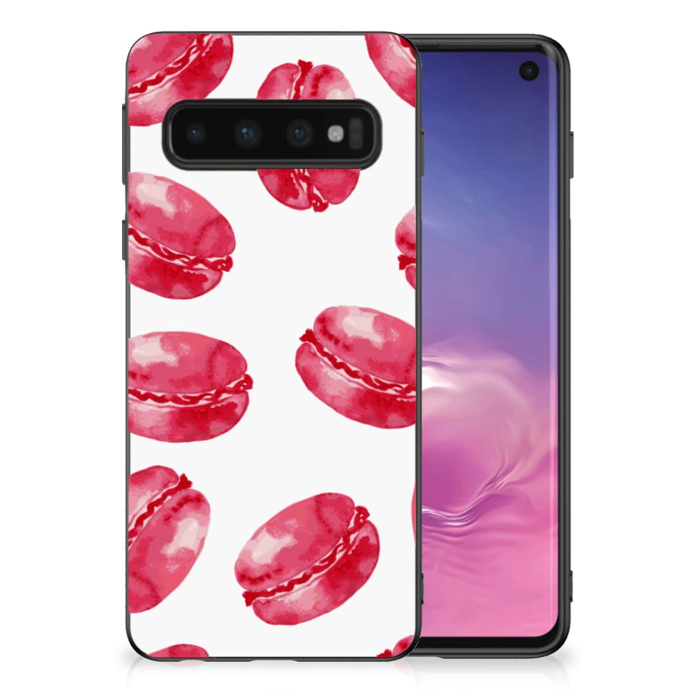 Samsung Galaxy S10 Silicone Case Pink Macarons B2C Telecom