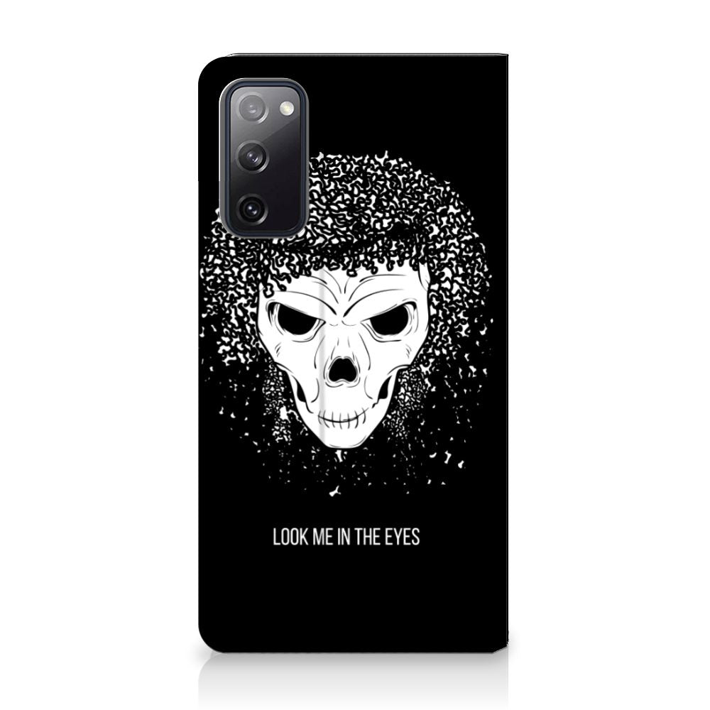 Mobiel BookCase Samsung Galaxy S20 FE Skull Hair - B2C Telecom