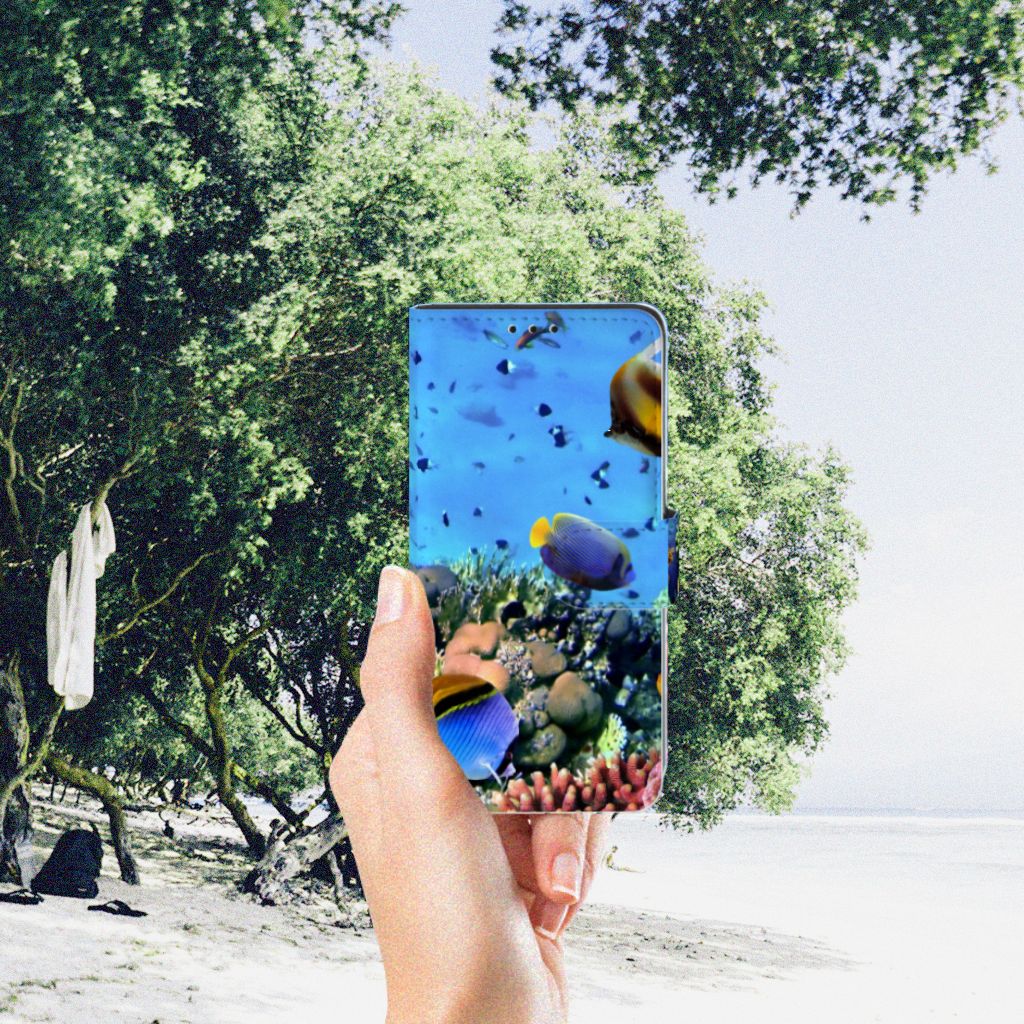 Xiaomi Redmi 7A Telefoonhoesje met Pasjes Vissen