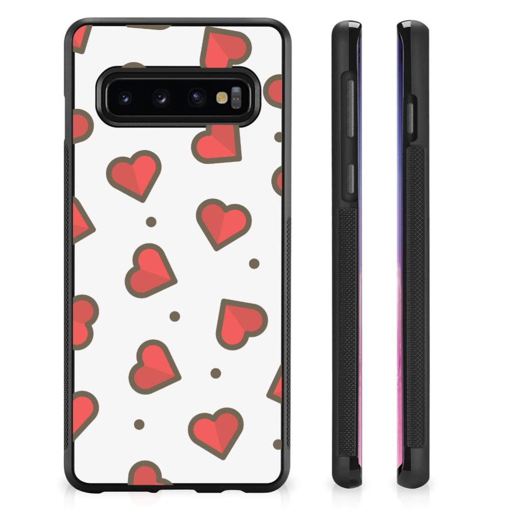 Samsung Galaxy S10+ Bumper Case Hearts B2C Telecom