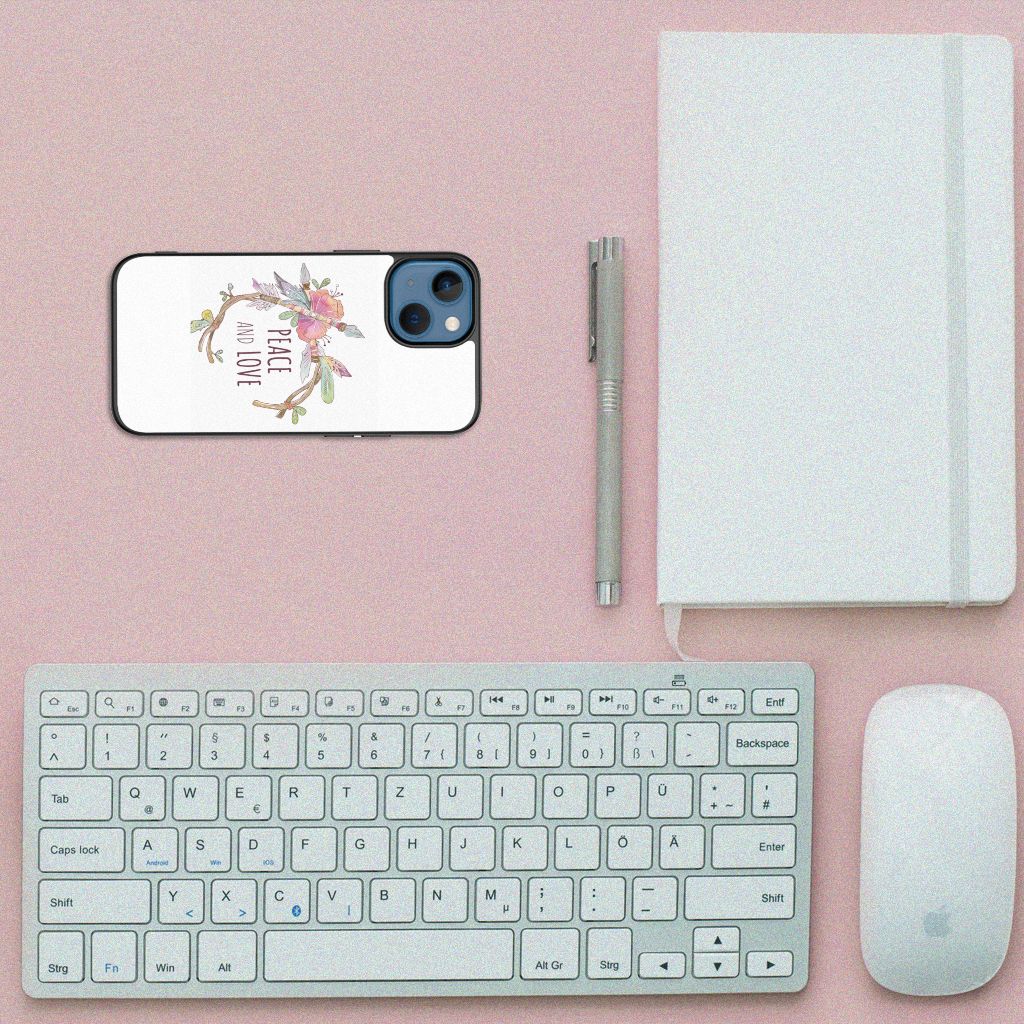 Apple iPhone 13 mini Hoesje Boho Text B2C Telecom