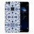 Huawei P10 Lite TPU Case Flower Blue