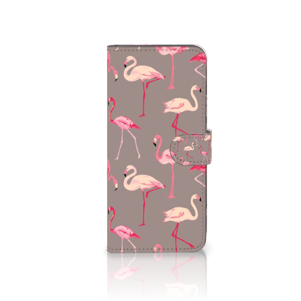 Xiaomi Redmi 10C Telefoonhoesje met Pasjes Flamingo
