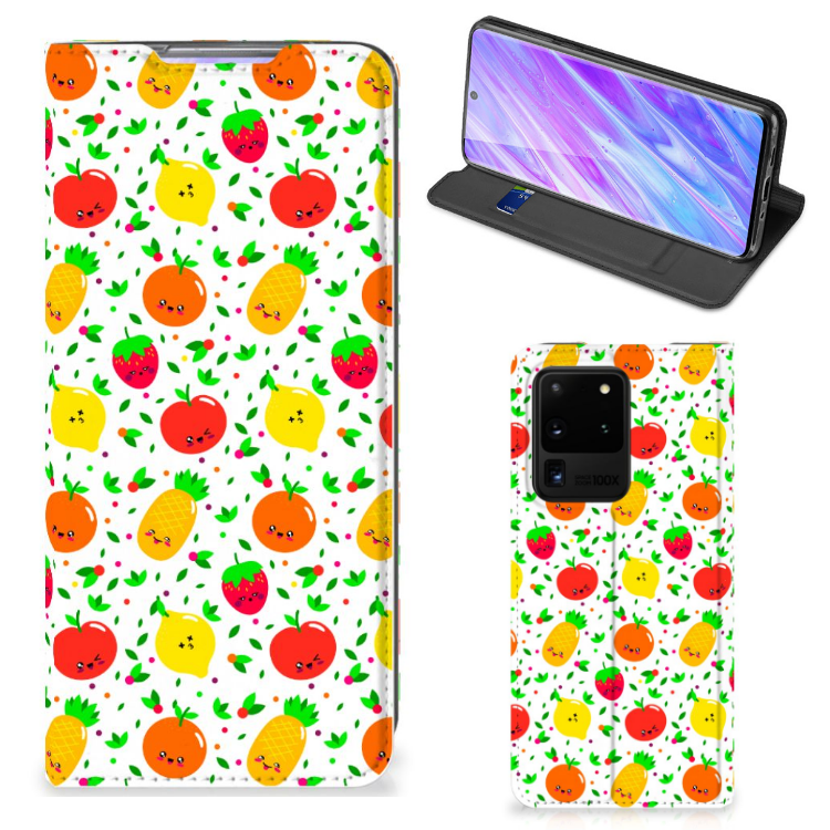 Samsung Galaxy S20 Ultra Flip Style Cover Fruits - B2C Telecom