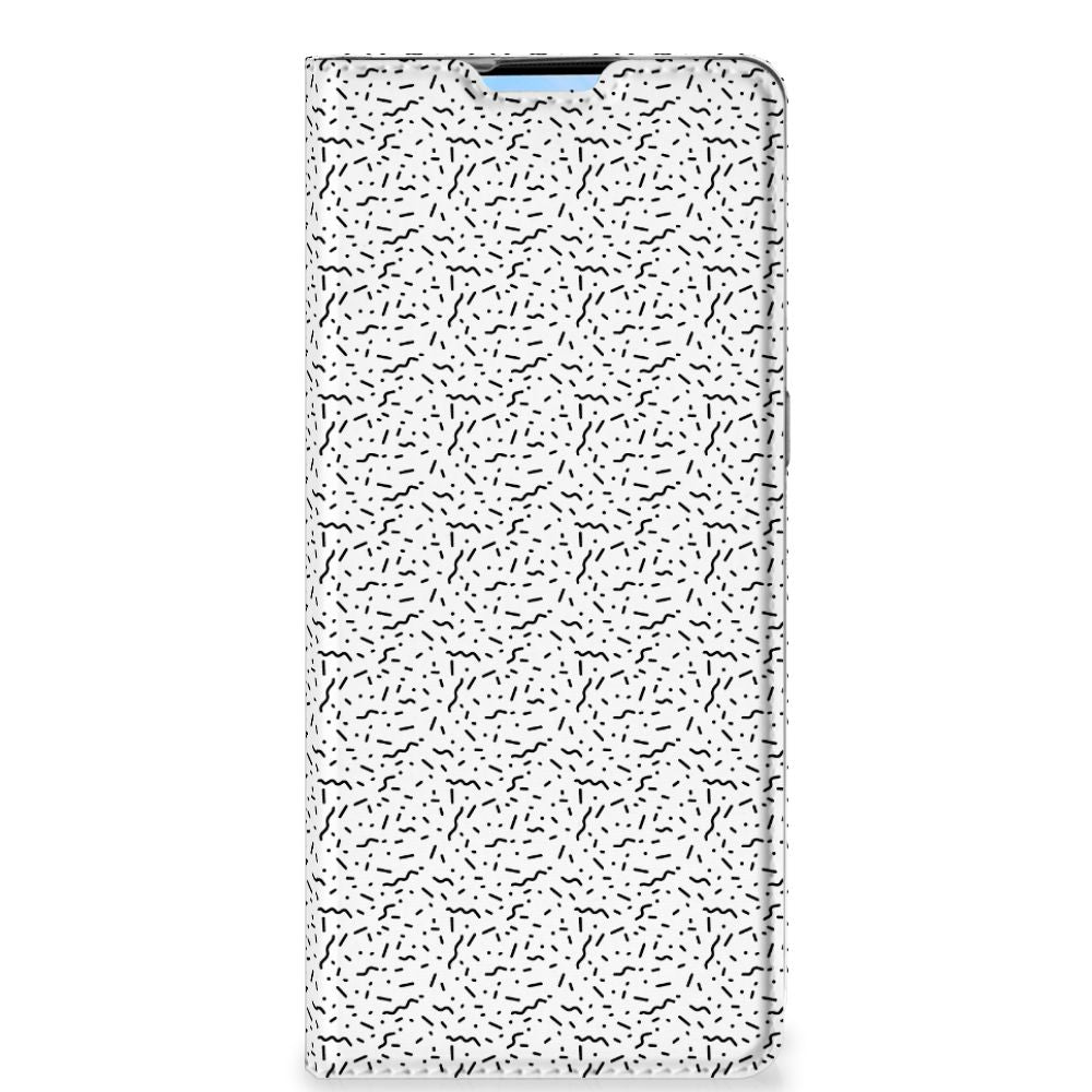 OPPO Reno4 Pro 5G Hoesje met Magneet Stripes Dots - B2C Telecom