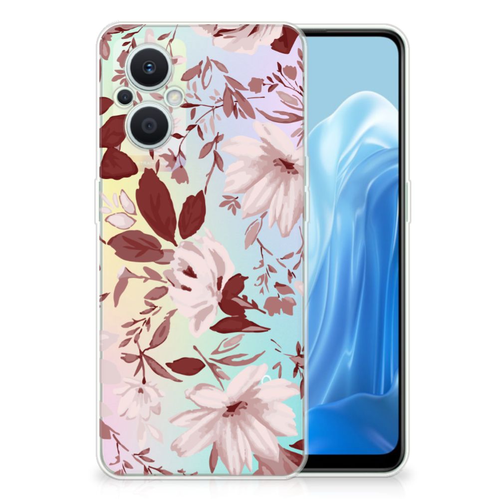Hoesje maken OPPO Reno8 Lite Watercolor Flowers B2C Telecom