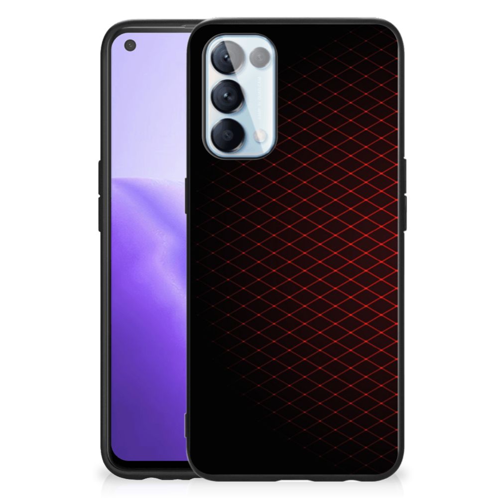 OPPO Reno5 5G | Find X3 Lite Back Case Geruit Rood