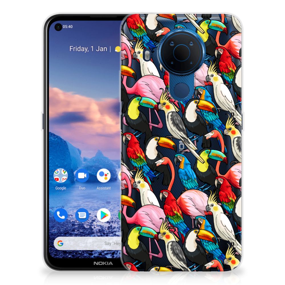 Nokia 5.4 TPU Hoesje Birds