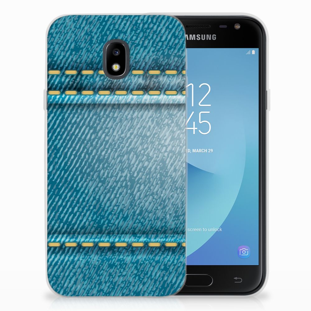 Samsung Galaxy J3 2017 Silicone Back Cover Jeans