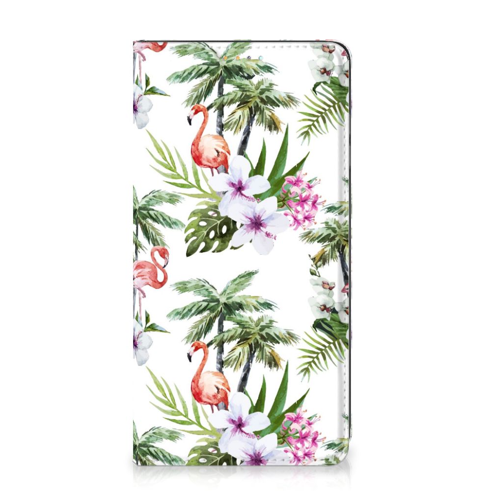 Samsung Galaxy A32 4G | A32 5G Enterprise Editie Hoesje maken Flamingo Palms - B2C Telecom